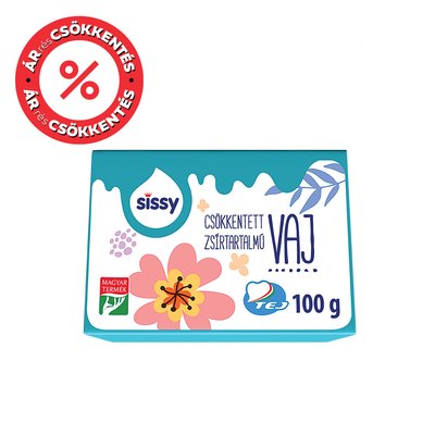 SISSY CSÖKKENTETT ZSÍRTARTALMÚ VAJ termékképe