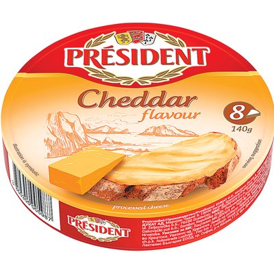 PRÉSIDENT KÖRDOBOZOS CHEDDAR SAJT termékképe