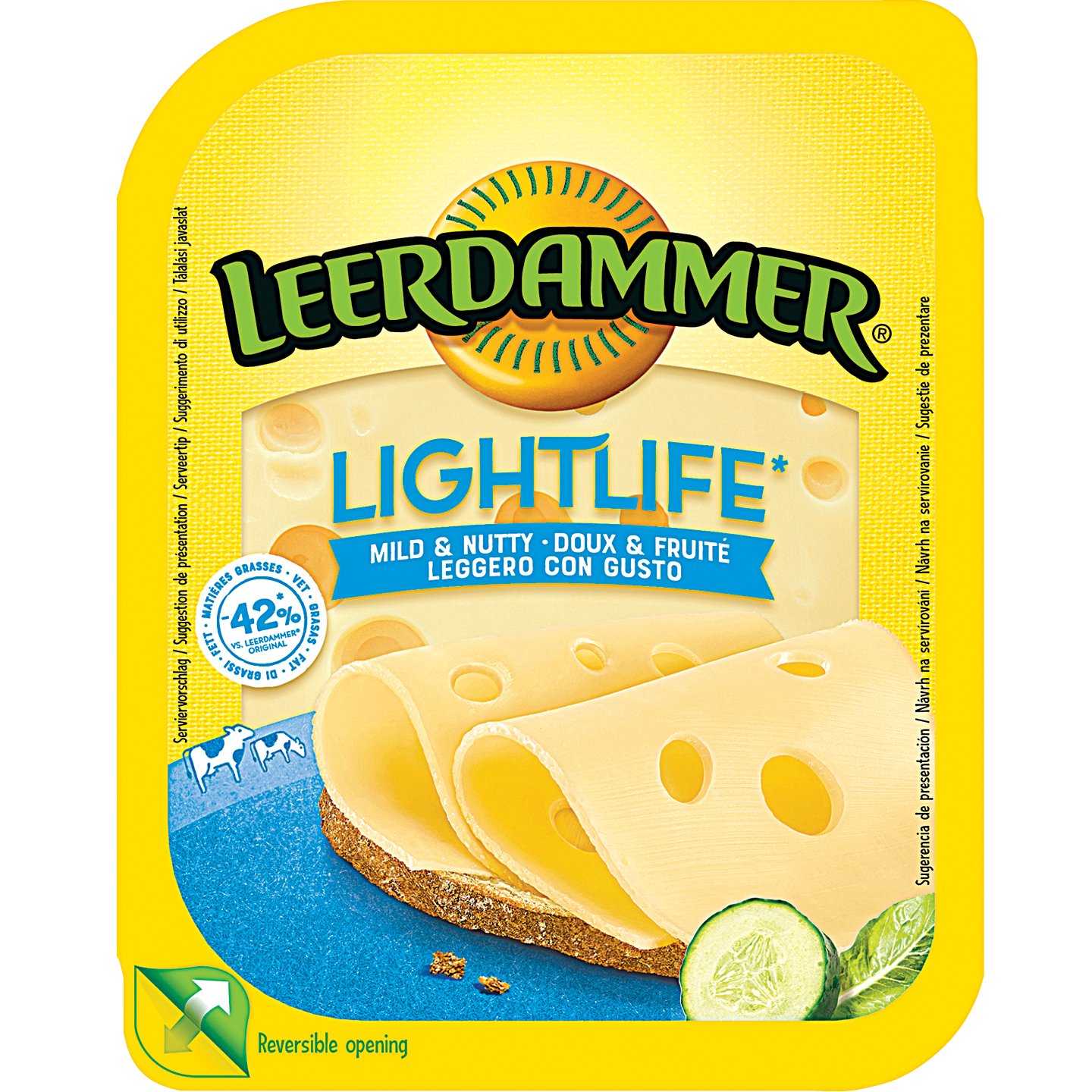 Leerdammer Lightlife Sajt