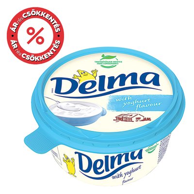 DELMA JOGHURT ÍZŰ TÉGELYES MARGARIN termékképe