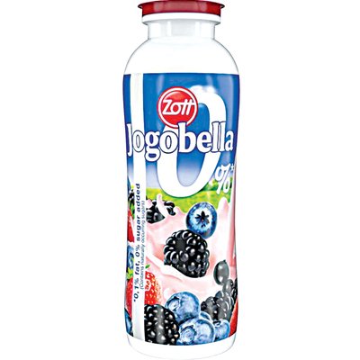 Image of ZOTT JOGOBELLA ÁFONYA-ERDEI GYÜMÖLCS ÍZŰ IVÓJOGHURT