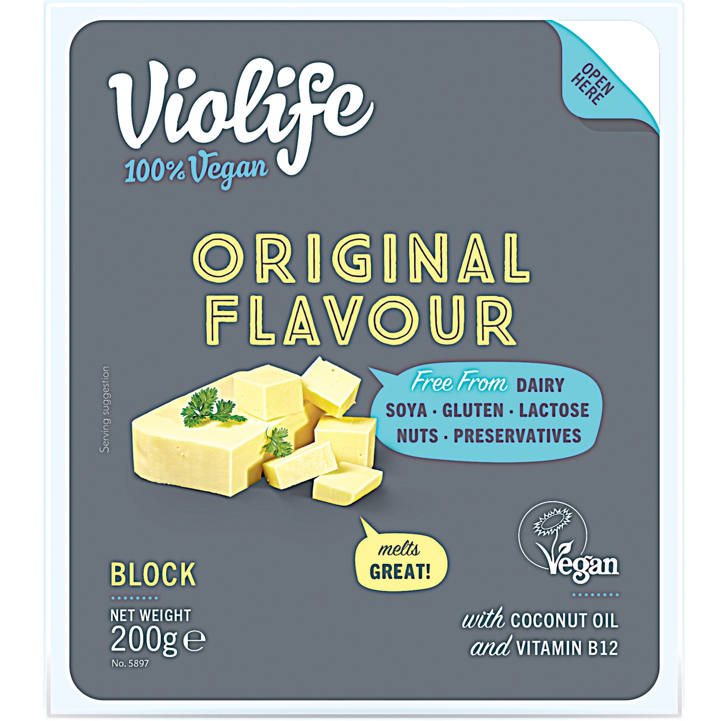 Violife Original ízesítésű Tömb