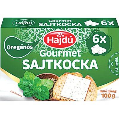 HAJDÚ SAJTKOCKA OREGÁNÓS 100G termékképe