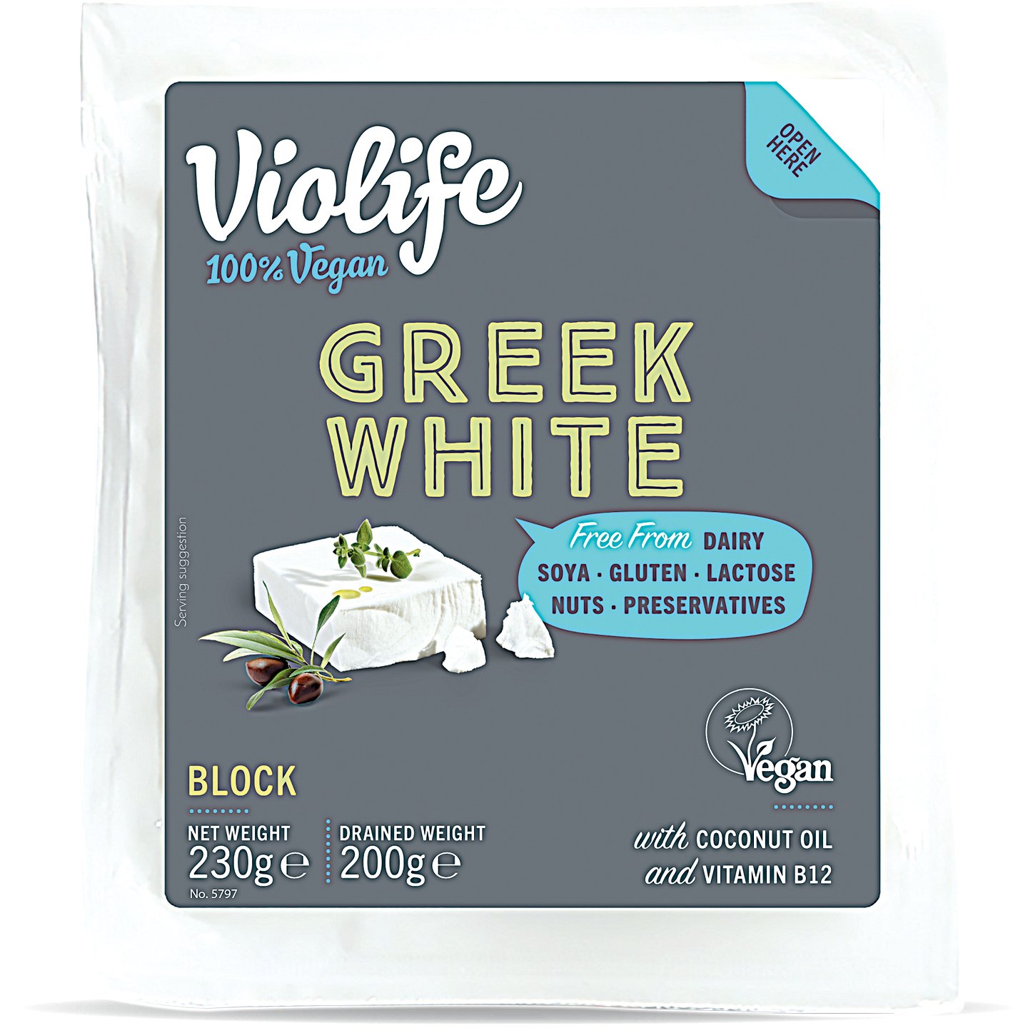 Violife Görög Fehér Tömb