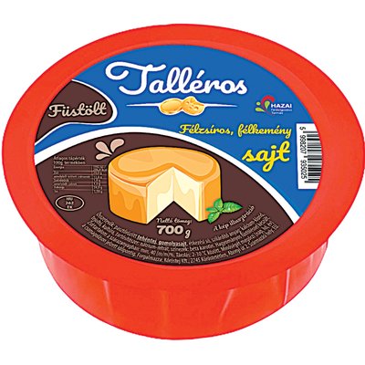 TALLÉROS FÉLKEMÉNY FÉLZSÍROS FÜSTÖLT SAJT termékképe