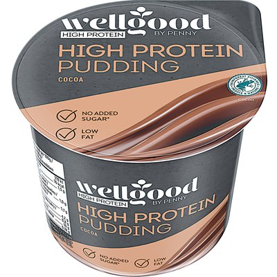 WELLGOOD HIGH PROTEIN CSOKOLÁDÉ ÍZŰ PUDING termékképe