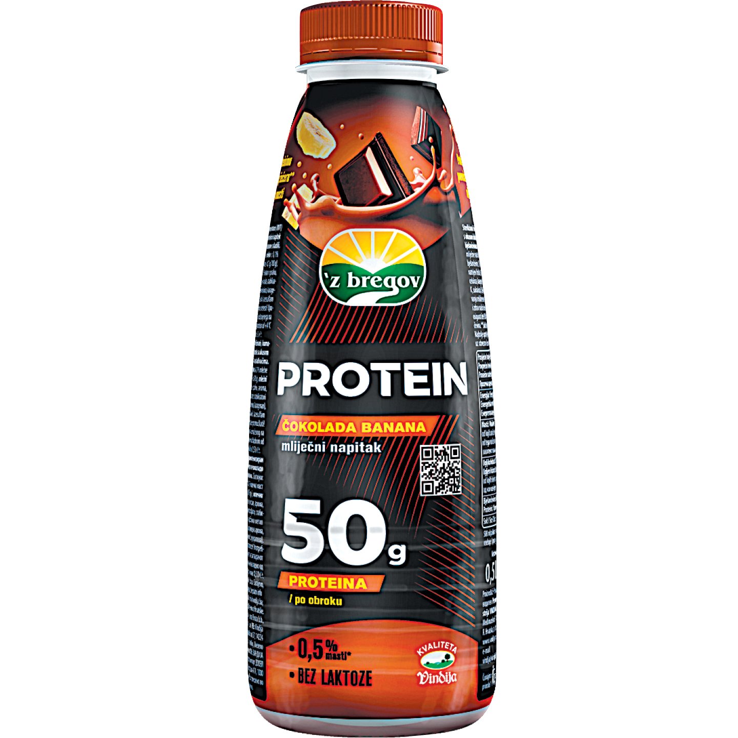 Vindija Laktózmentes Protein Ital Csokoládé-banán