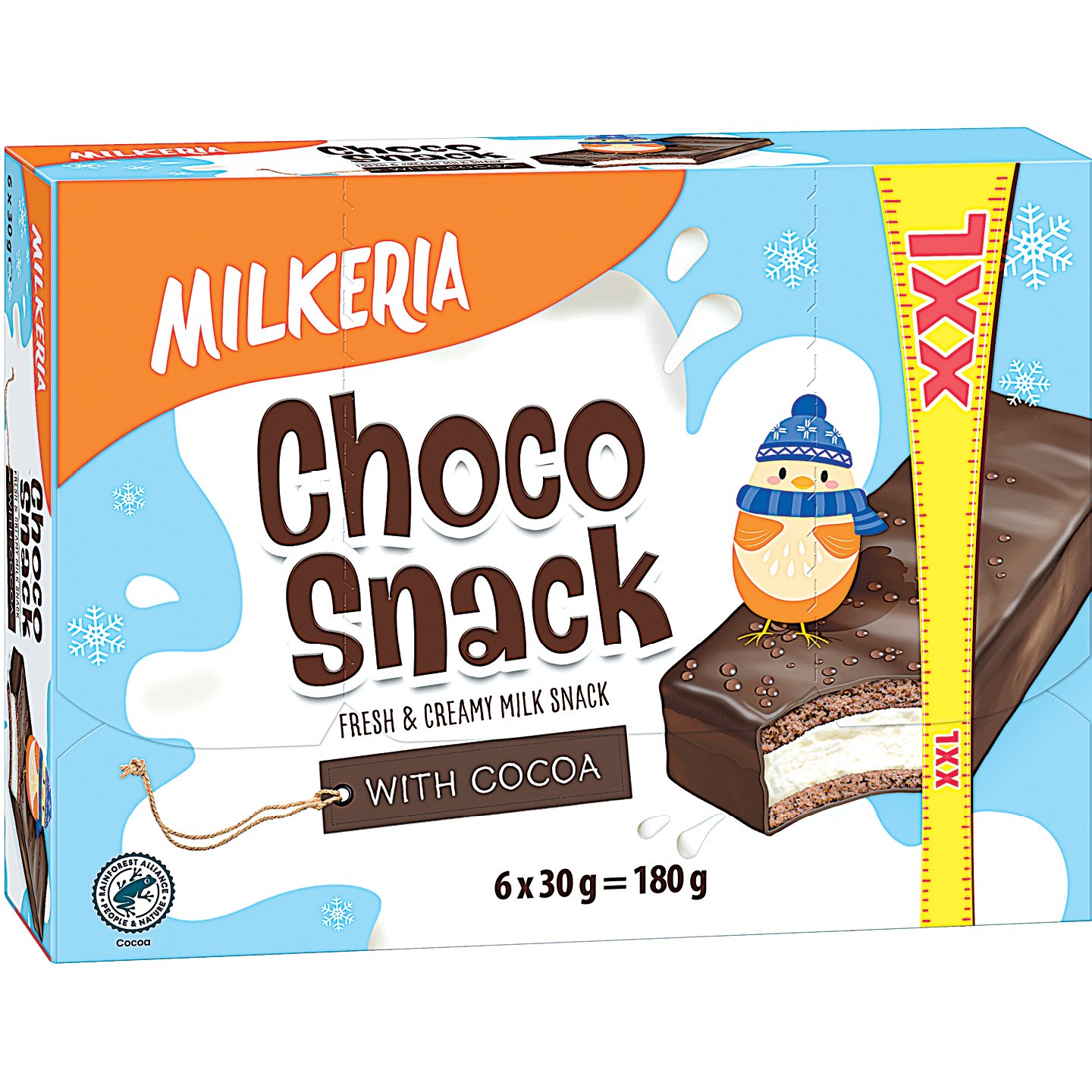 Milkeria Tejes-kakaós Szelet Xxl