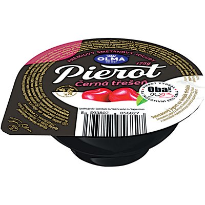 OLMA PIEROT BLACKCHERRY TEJSZÍNES JOGHURT termékképe