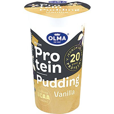 OLMA HIGH VANÍLIÁS PROTEIN PUDING termékképe