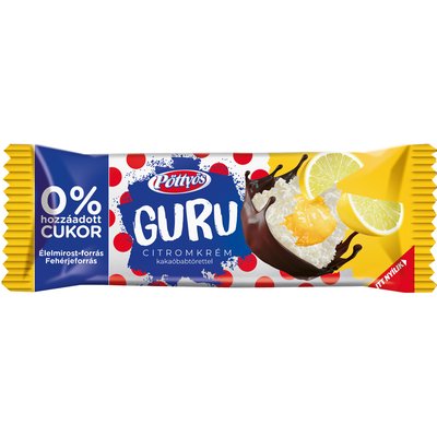 PÖTTYÖS GURU CITROMKRÉMES 0 % HOZZÁADOTT CUKORRAL termékképe