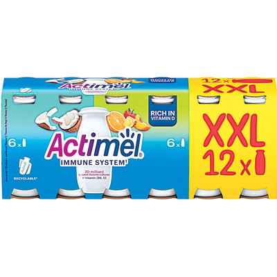 Image of ACTIMEL MULTIFRUIT-KÓKUSZ ÍZŰ JOGHURTITAL MULTIPACK