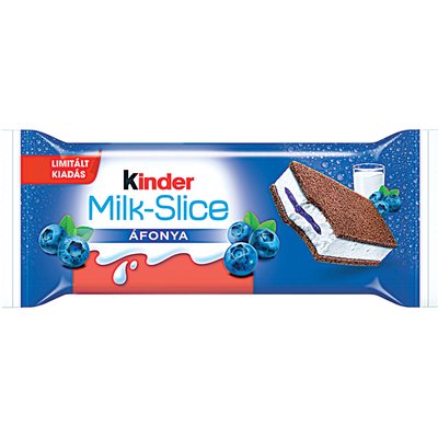 KINDER TEJSZELET ÁFONYA ÍZŰ termékképe