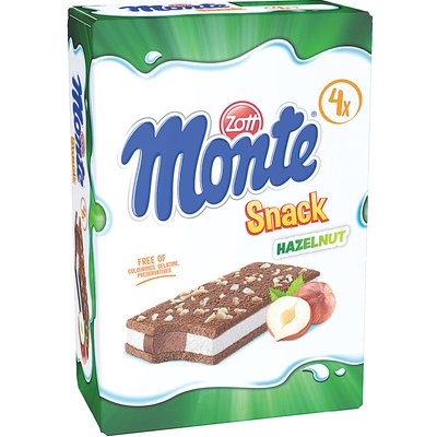 ZOTT MONTE MOGYORÓS SNACK MULTIPACK termékképe