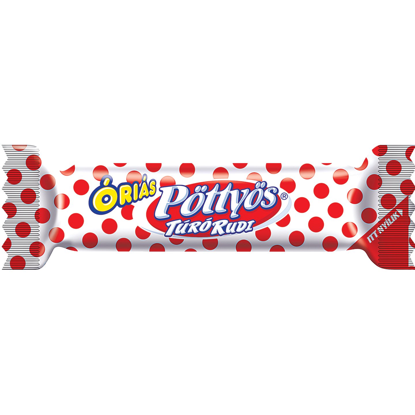 óriás Pöttyös Túró Rudi étcsokoládés Bevonattal