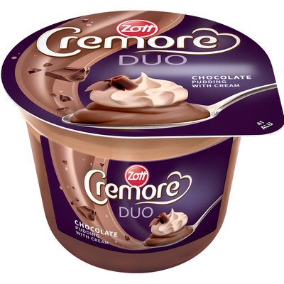 ZOTT CREMORE DUO CSOKOLÁDÉ ÍZŰ DESSZERT termékképe