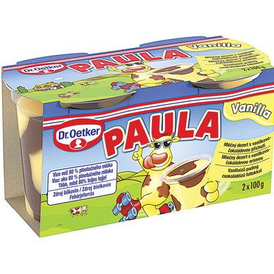 DR. OETKER PAULA VANÍLIA-CSOKOLÁDÉ ÍZŰ PUDING termékképe