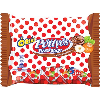 PÖTTYÖS ÓRIÁS MOGYORÓKRÉMES TÚRÓ RUDI MULTIPACK termékképe