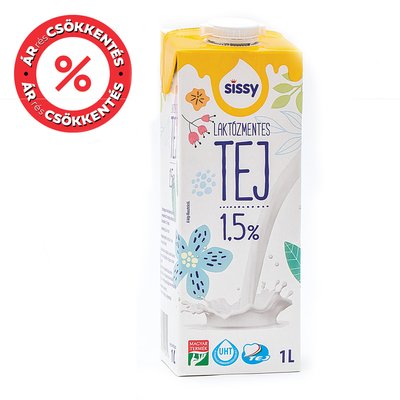 SISSY LAKTÓZMENTES UHT TEJ termékképe