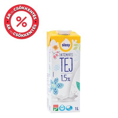 SISSY LAKTÓZMENTES UHT TEJ termékképe