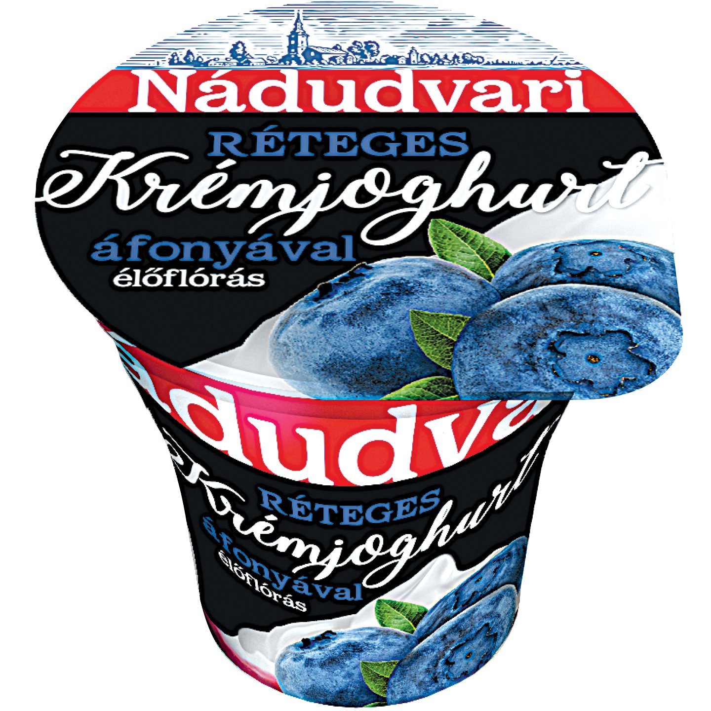 Nádudvari Réteges áfonya ízű Krémjoghur