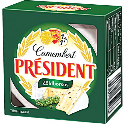 PRÉSIDENT ZÖLDBORSOS CAMEMBERT termékképe