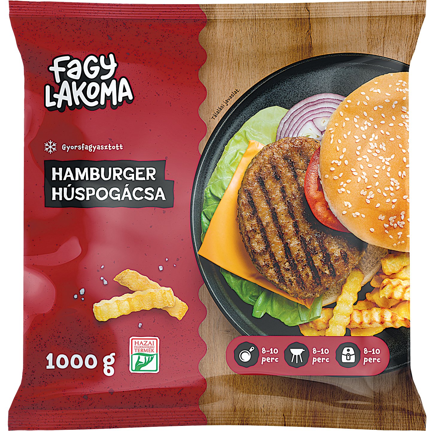 Fagylakoma Marha Hamburger Húspogácsa