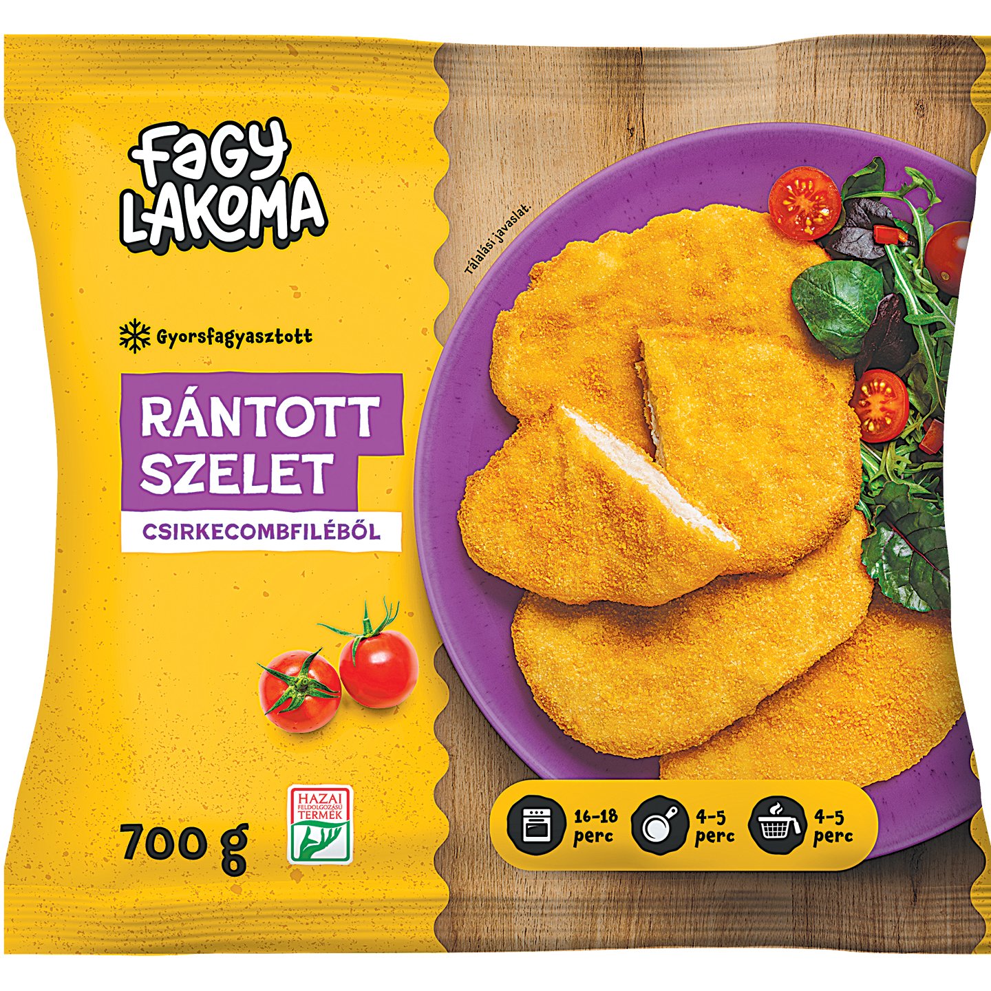 Fagylakoma Rántott Szelet Csirkecombfiléből