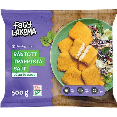 RÁNTOTT ZÖLDFŰSZERES TRAPPISTA SAJT termékképe
