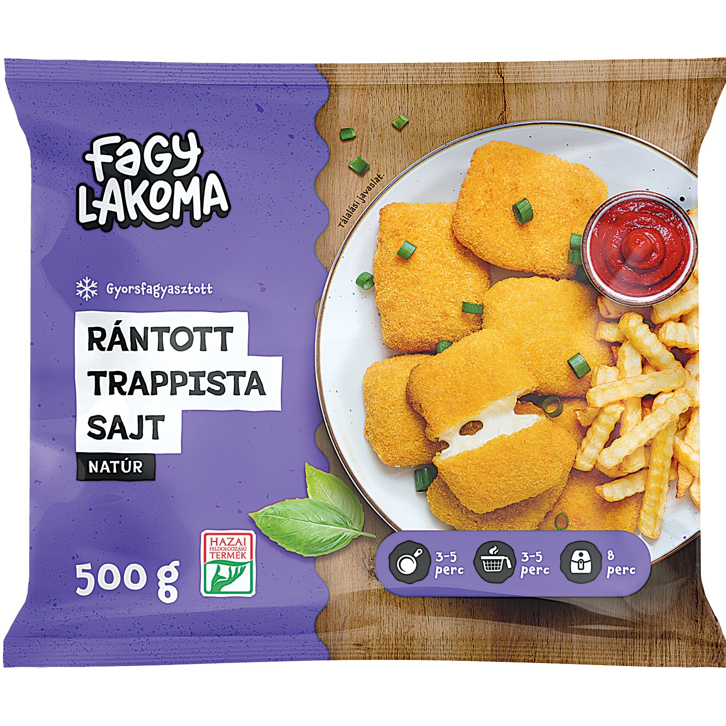 Fagylakoma Rántott Trappista Sajt