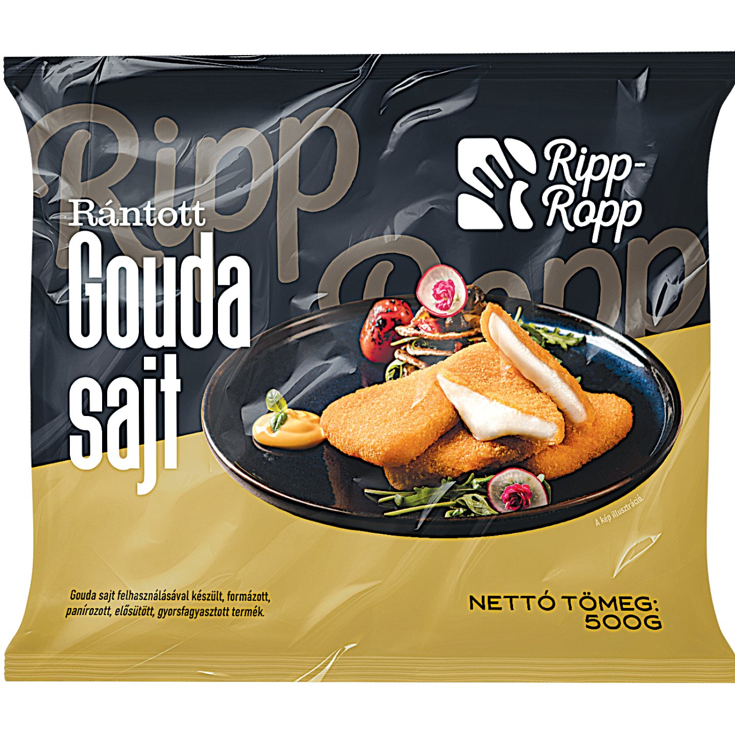 Ripp-ropp Rántott Gouda Sajt