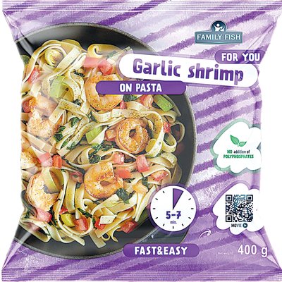 FOKHAGYMÁS TÉSZTA GARNÉLÁVAL termékképe