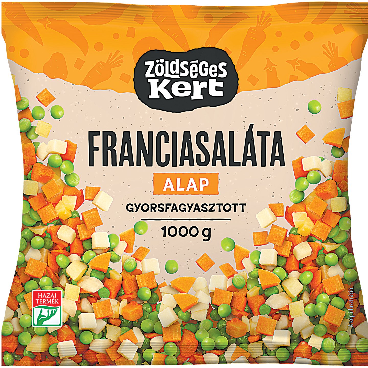 Zöldségeskert Franciasaláta Alap