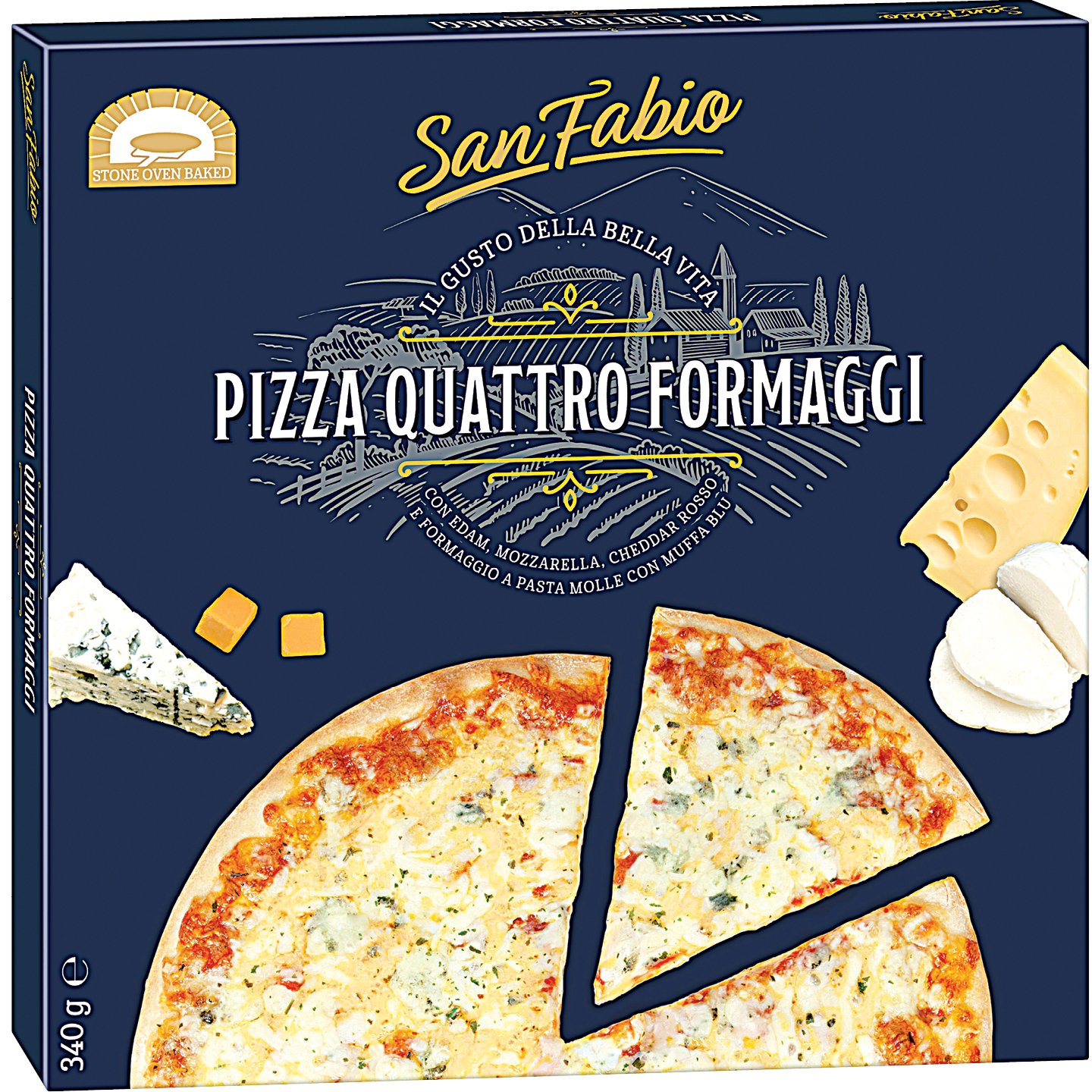 San Fabio 4 Sajtos Pizza