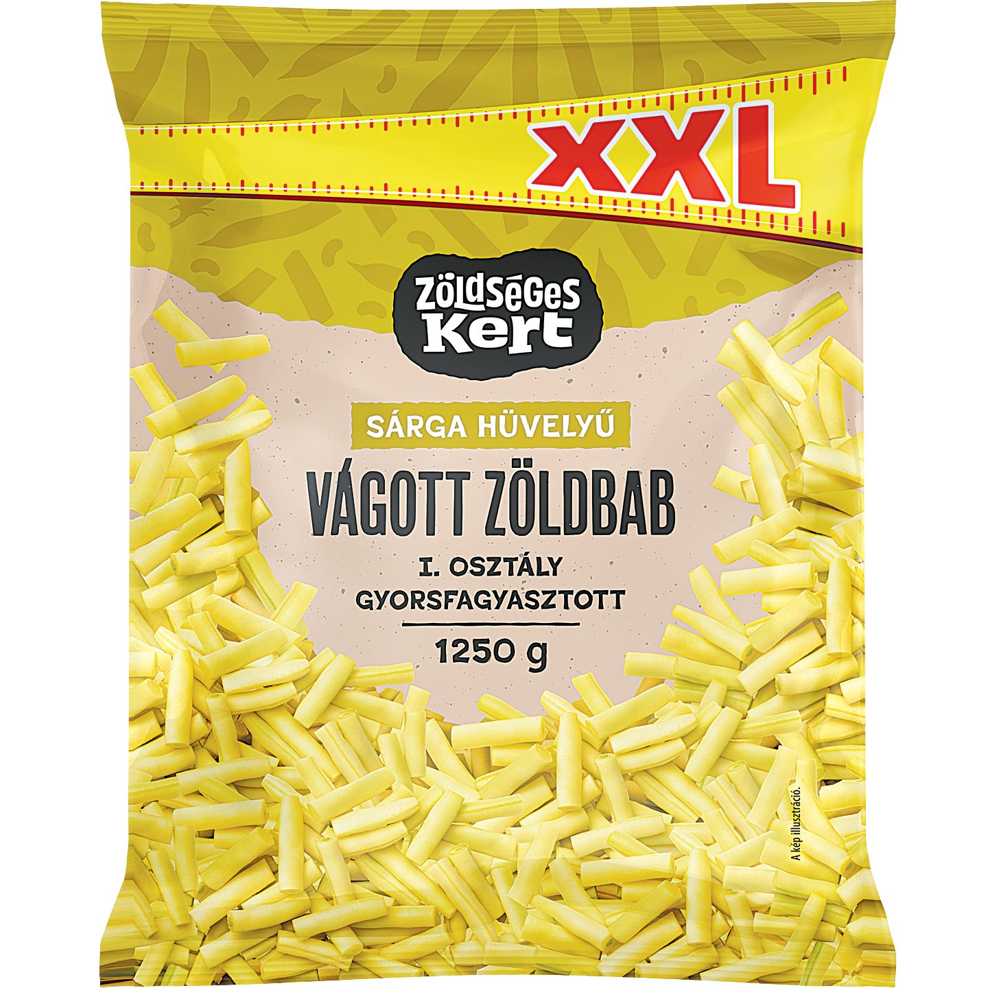 Zöldségeskert Sárga Hüvelyű Vágott Zöldbab Xxl