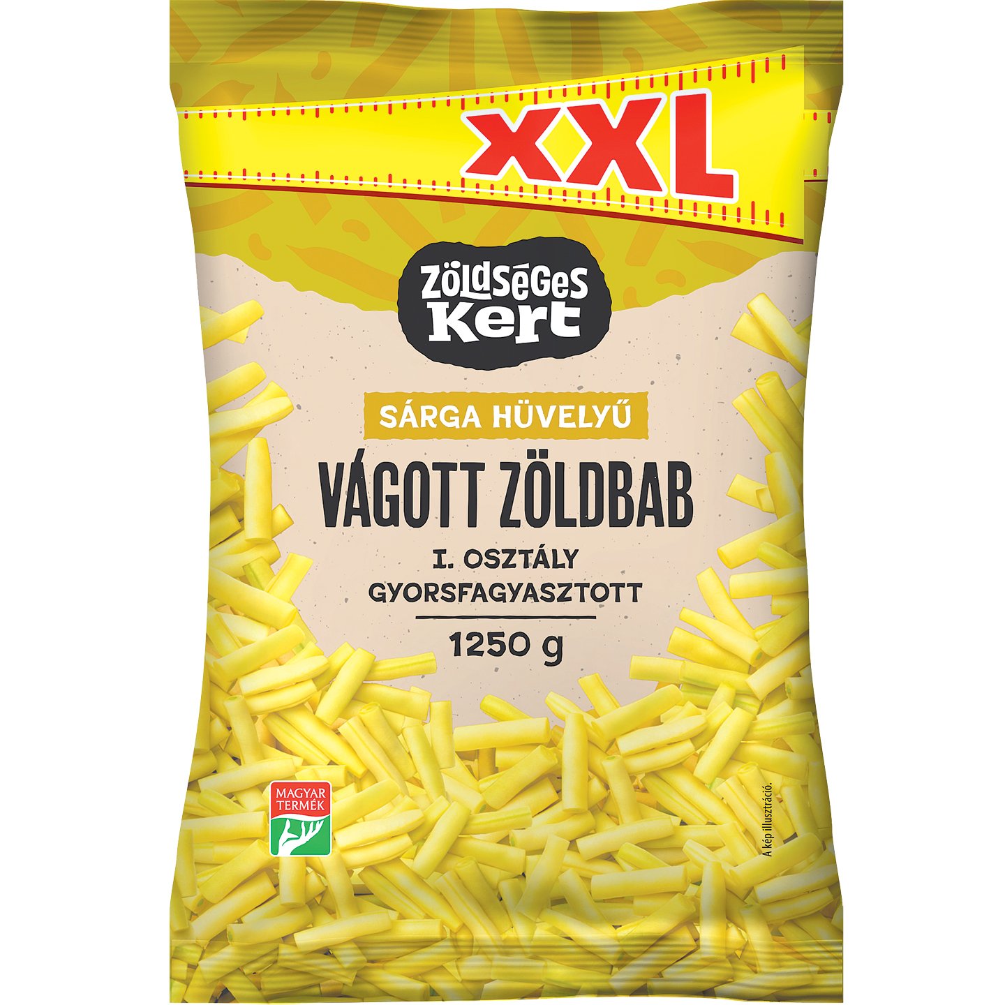 Zöldségeskert Sárga Hüvelyű Vágott Zöldbab Xxl