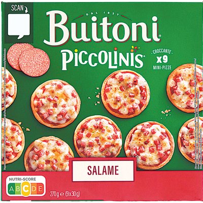 BUITONI PICCOLINIS SZALÁMIS PIZZA termékképe