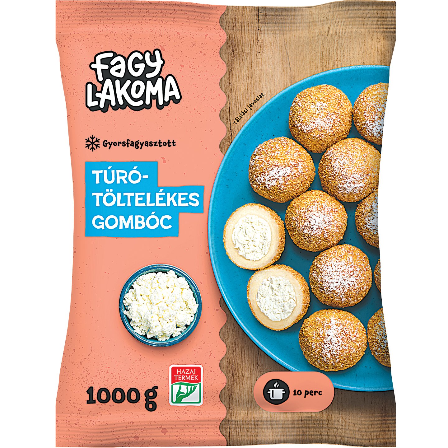 Fagylakoma Túrótöltelékes Gombóc