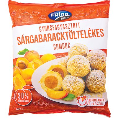 FRIGO HASSO SÁRGABARACKTÖLTELÉKES GOMBÓC termékképe