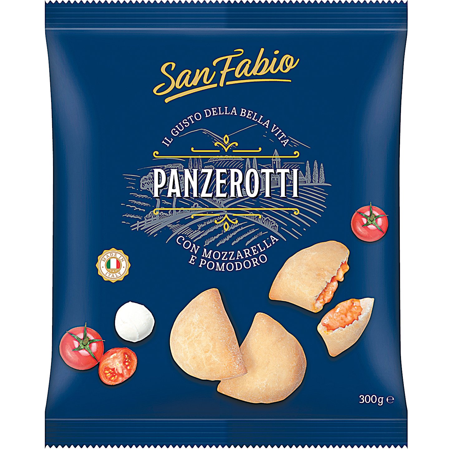 San Fabio Mozzarella és Paradicsom Panzerotti
