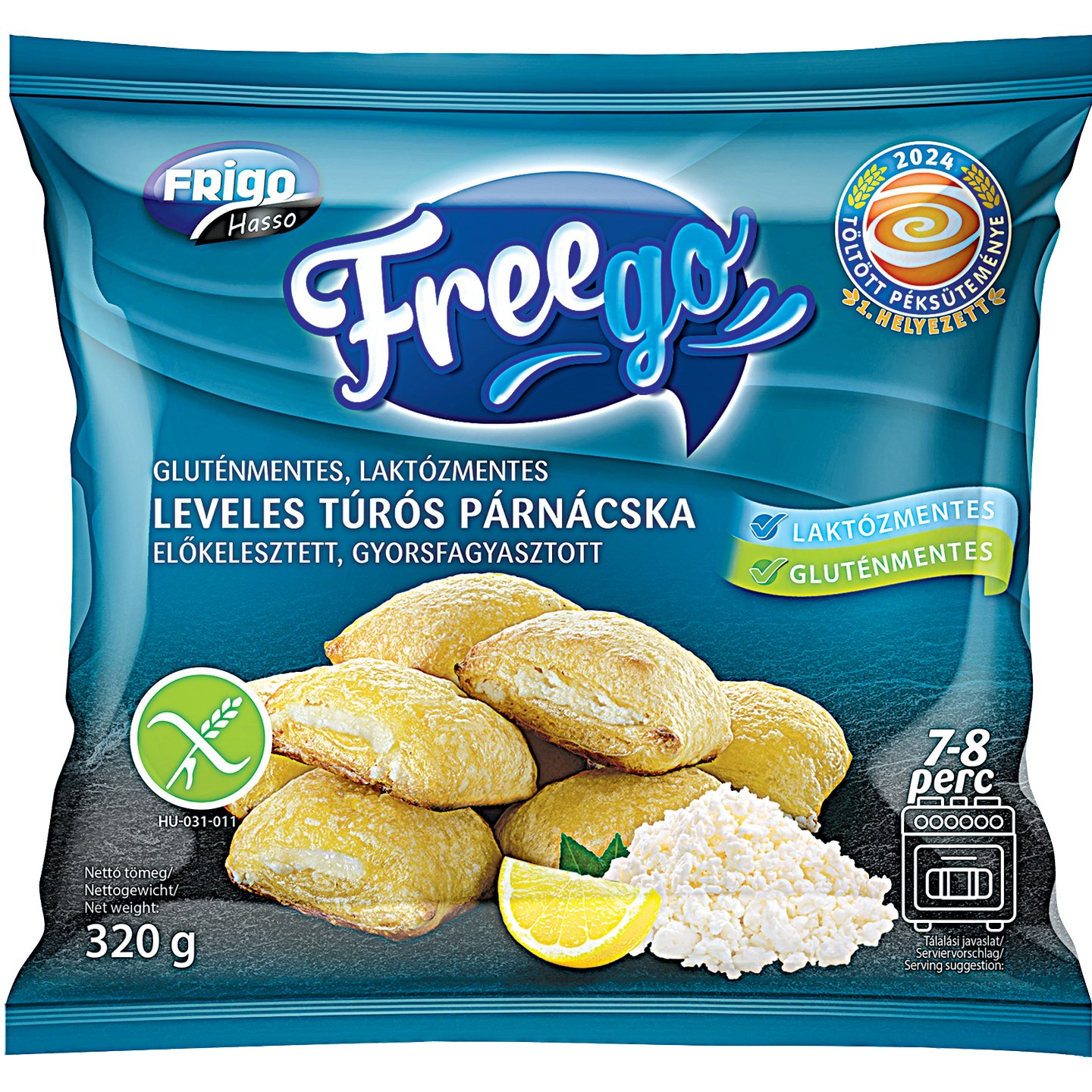 Freego Gluténmentes-laktózmentes Túrós Párnácska