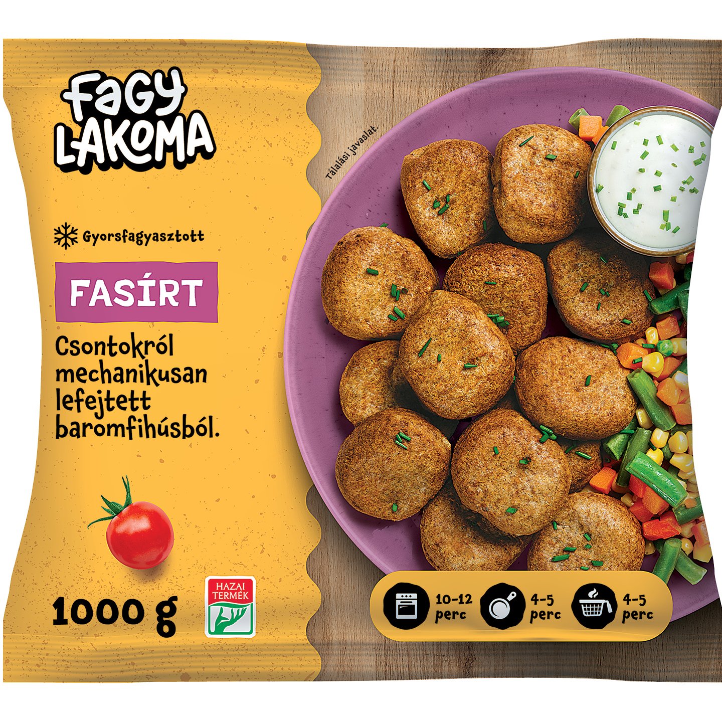Fagylakoma Baromfi Fasírt