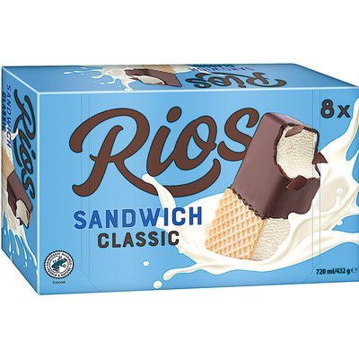 RIOS CLASSIC SANDWICH OSTYÁS JÉGKRÉM termékképe