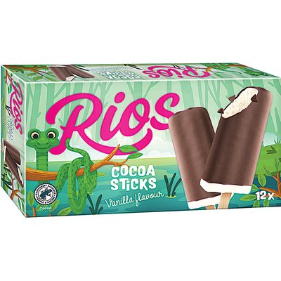 RIOS COCOA STICKS JÉGKRÉM MULTIPACK termékképe