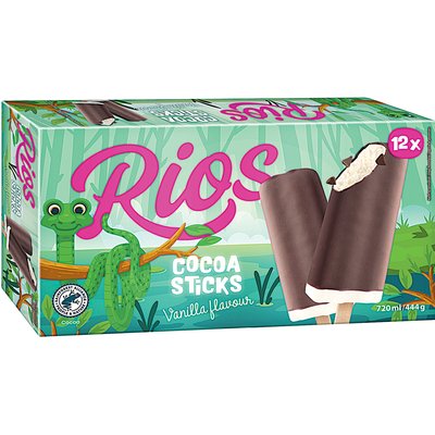 RIOS COCOA STICKS JÉGKRÉM MULTIPACK termékképe