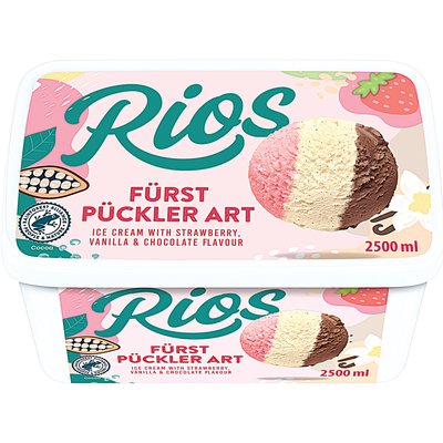 RIOS VANÍLIA-CSOKOLÁDÉ-EPER ÍZŰ JÉGKRÉM termékképe