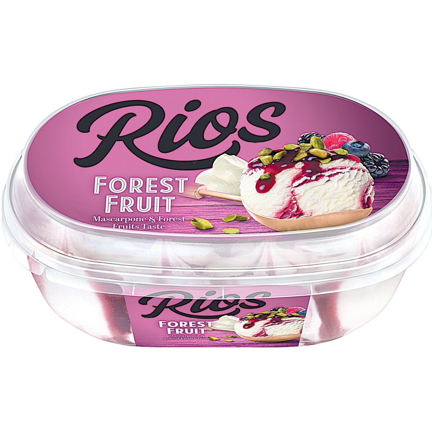 Rios Mascarpone-erdei Gyümölcs ízű Jégkrém