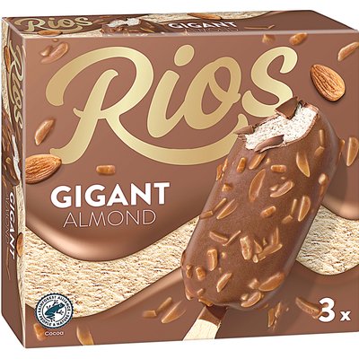 Image of RIOS GIGANT MANDULÁS JÉGKRÉM TRIOPACK