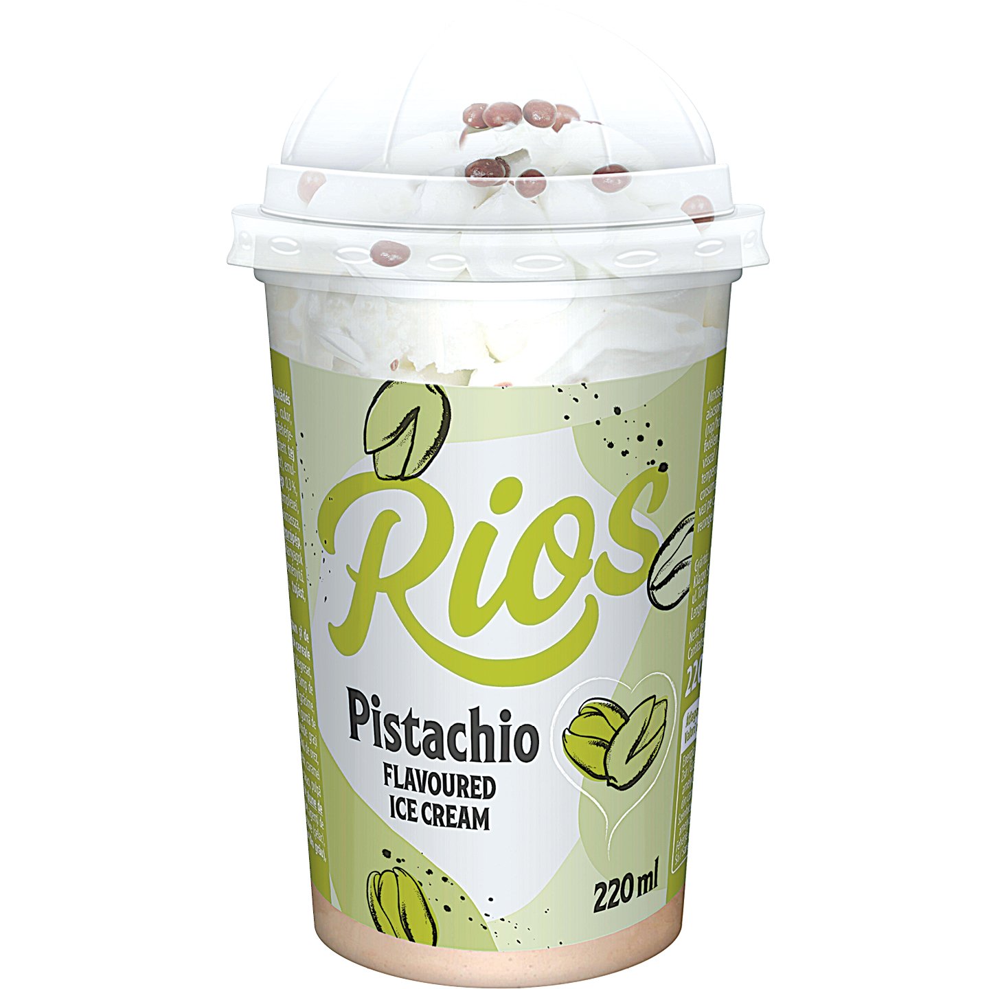 Rios Poharas Pisztácia ízű Jégkrém