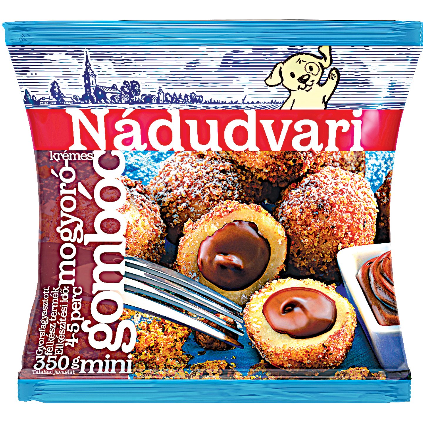 Nádudvari Mogyorókrémes Mini Gombóc